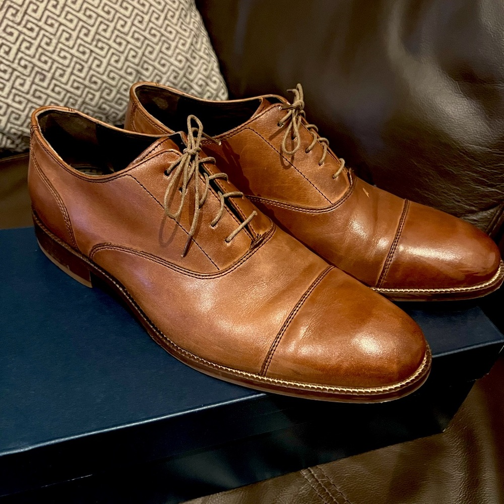 Cole Haan Williams Captoe British Tan.